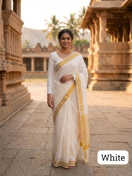 GC kerla cotton saree surat wholesellers market